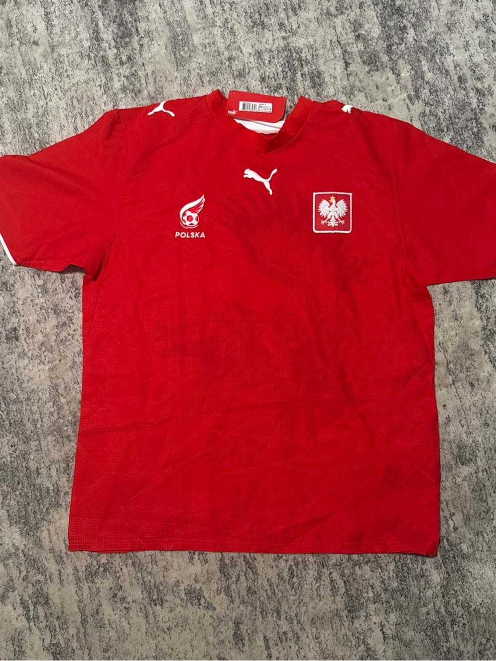 Vintage 2006 PUMA Poland National Team Away Jersey